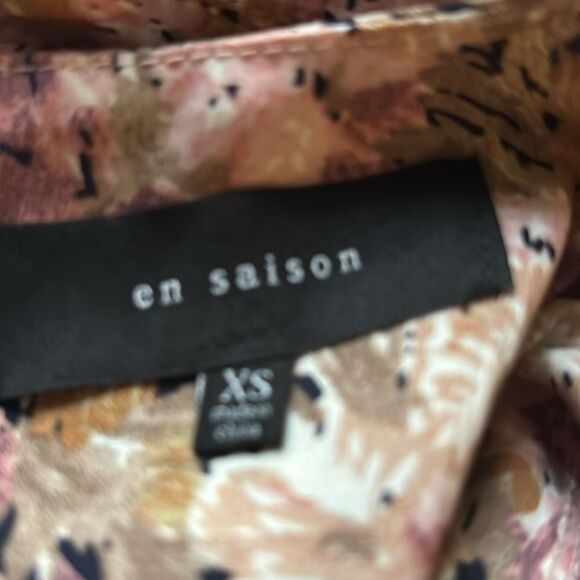 En Saison Jocelyn  Floral Open Back Tiered
Maxi Dress In Multi Size XS - Picture 7 of 8